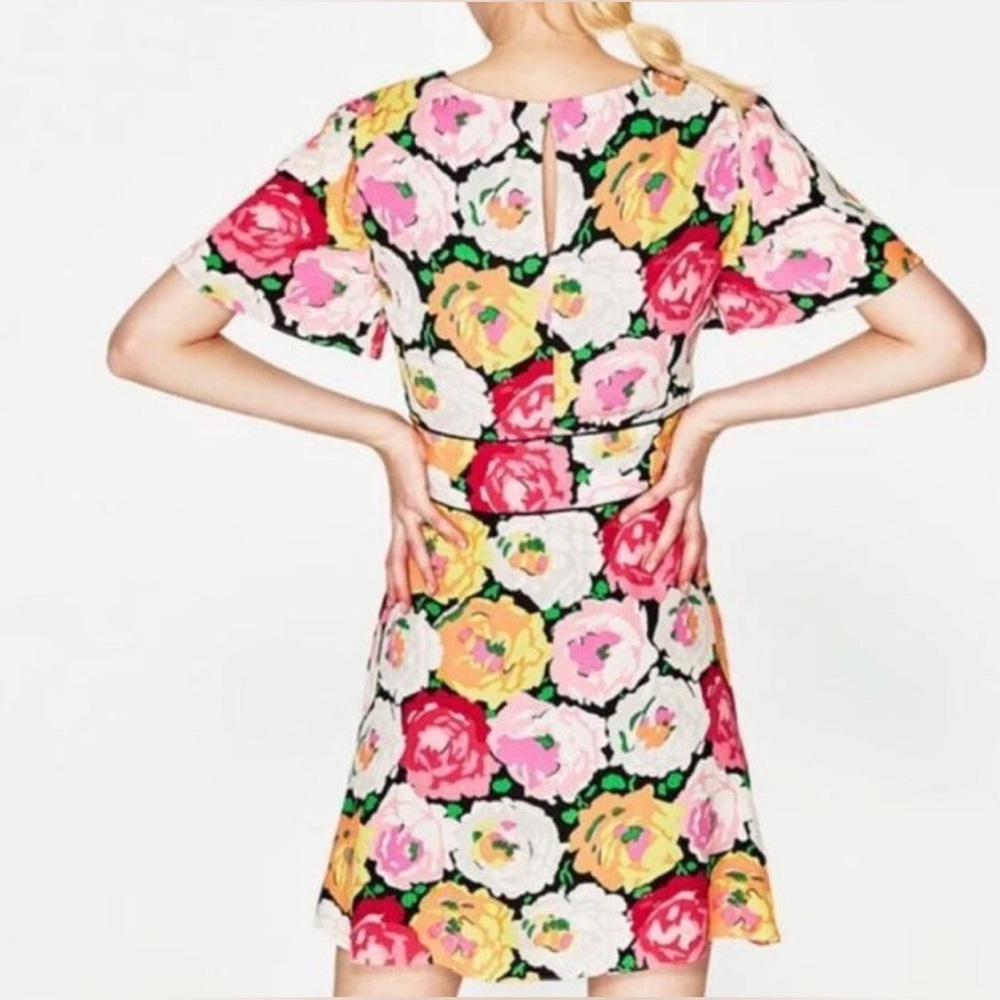 Zara Floral mini Dress - Picture 3 of 5